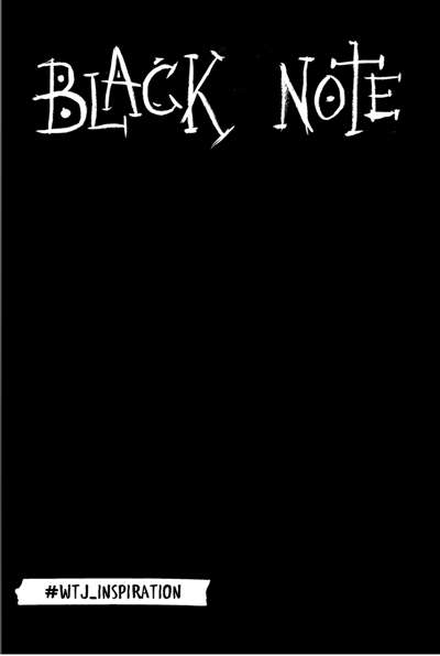 Black Note. Креативный блокнот с черными страницами мяг