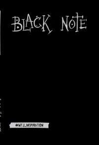 Black Note. Креативный блокнот с черными страницами тв