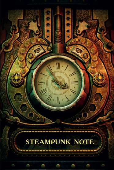 Steampunk Note.Блокнот с тонированными страницами тв