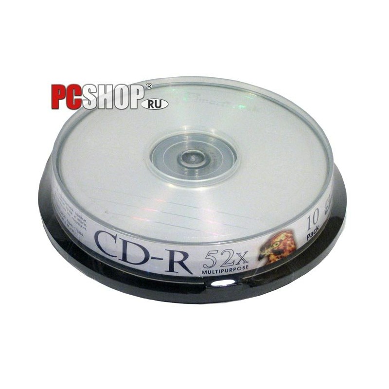 Диск CD-R 700мБ туба по 10 шт. ST000148 (093966) (уни)