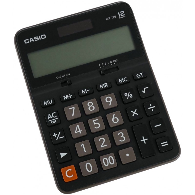 Калькулятор настольный 12 разрядный черный DX-12B (уни)
