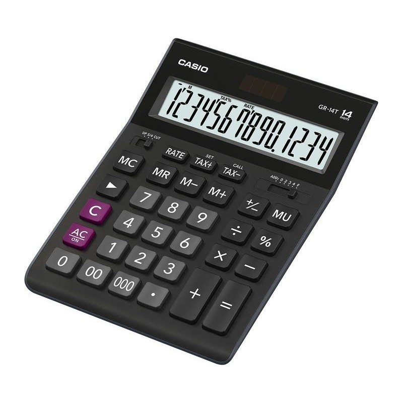Калькулятор настольный 14 разряд. расчет налогов GR-14T-W-EP