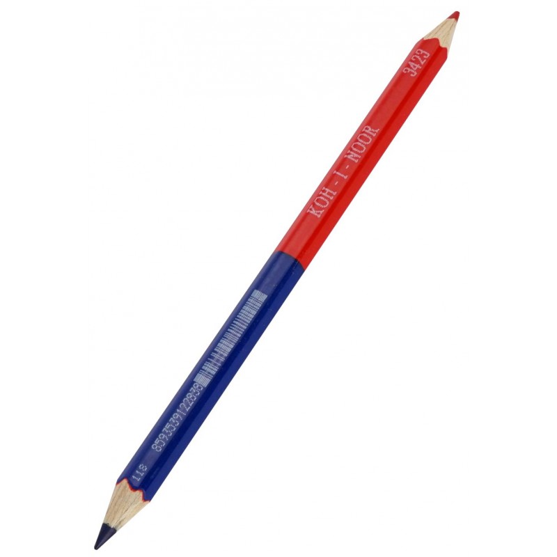 Карандаши цветные K-I-N красно-синий заточ. D-9мм школьный 3423 (уни)