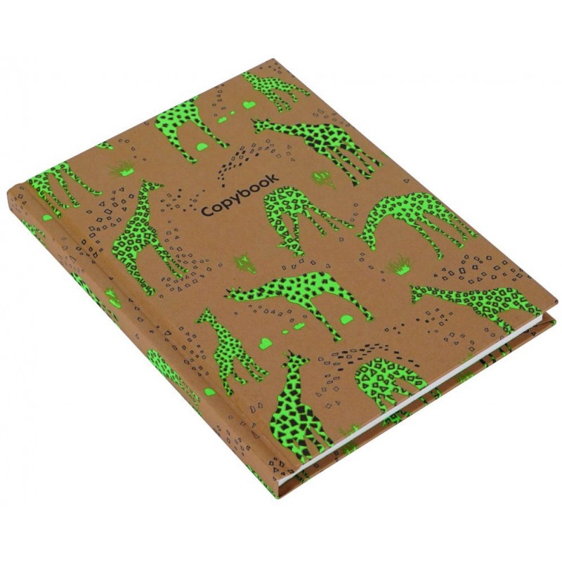 Книжка записная 115*150мм 80 листов Жирафы 45685