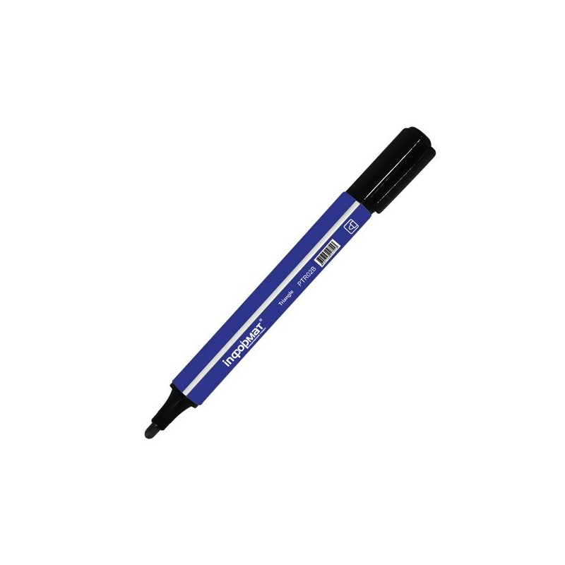 Маркер перманентный Triangle синий 2,5мм круглый PTR02B