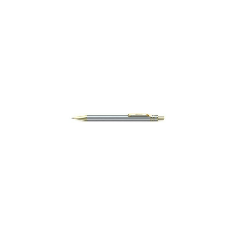 Набор подарочный ручка шариковая автоматическая Silver Premium 0,7мм хром золот CPs_72935 футляр