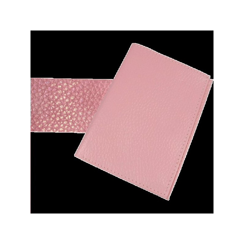 Обложки для документов, для паспорта кож.зам Shadow розовая 1030812