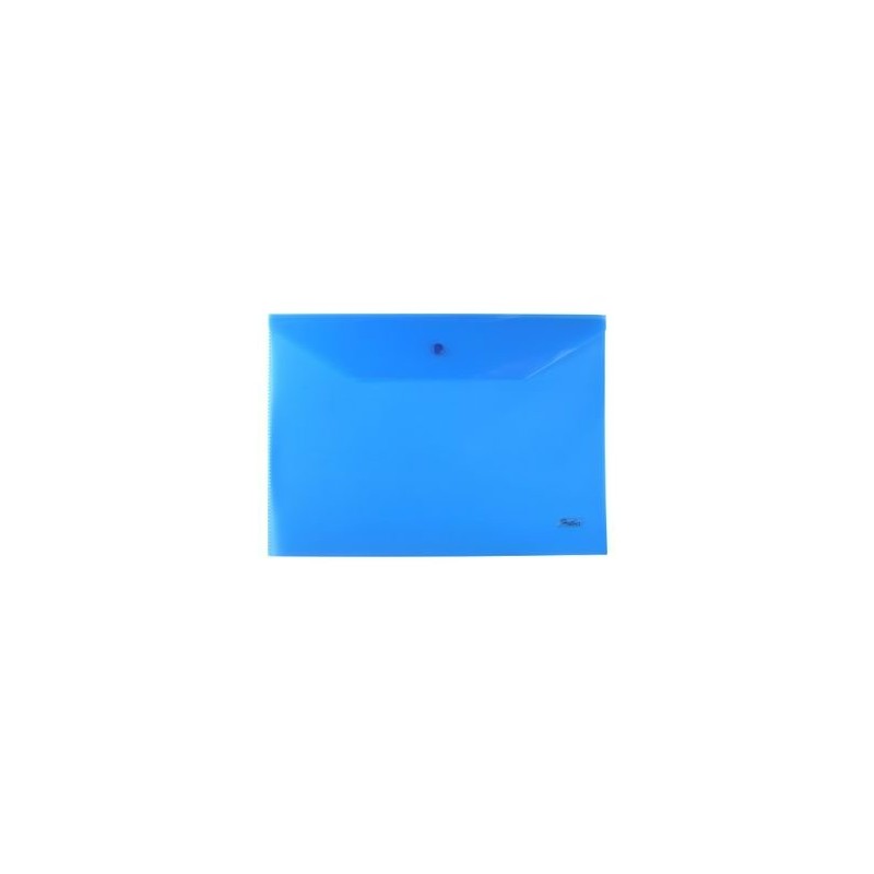 Папка с кнопкой А4 синяя 180мкм AKk4_00002 (уни)