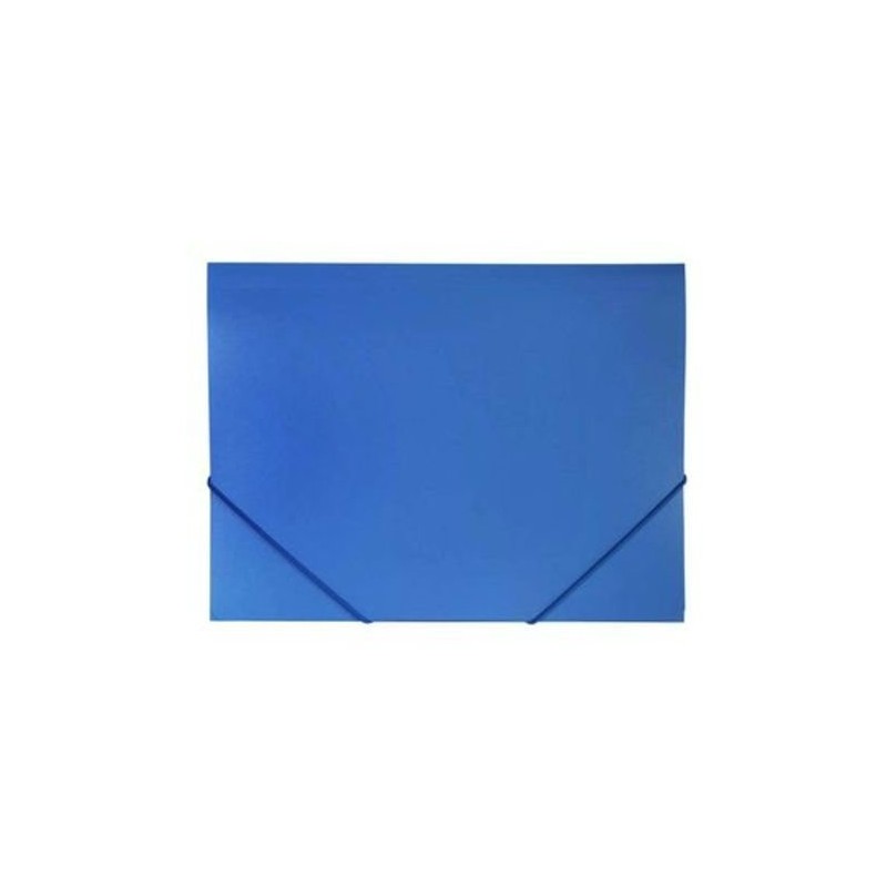 Папка на резинке пластик Standard 0,5мм синяя Пк4р_00109 (уни)