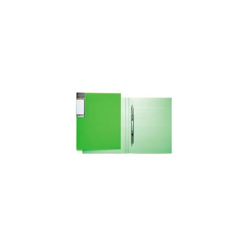 Папка с пружинным скоросшивателем Неоново-зеленая "HD" торец 14мм AH4_02034