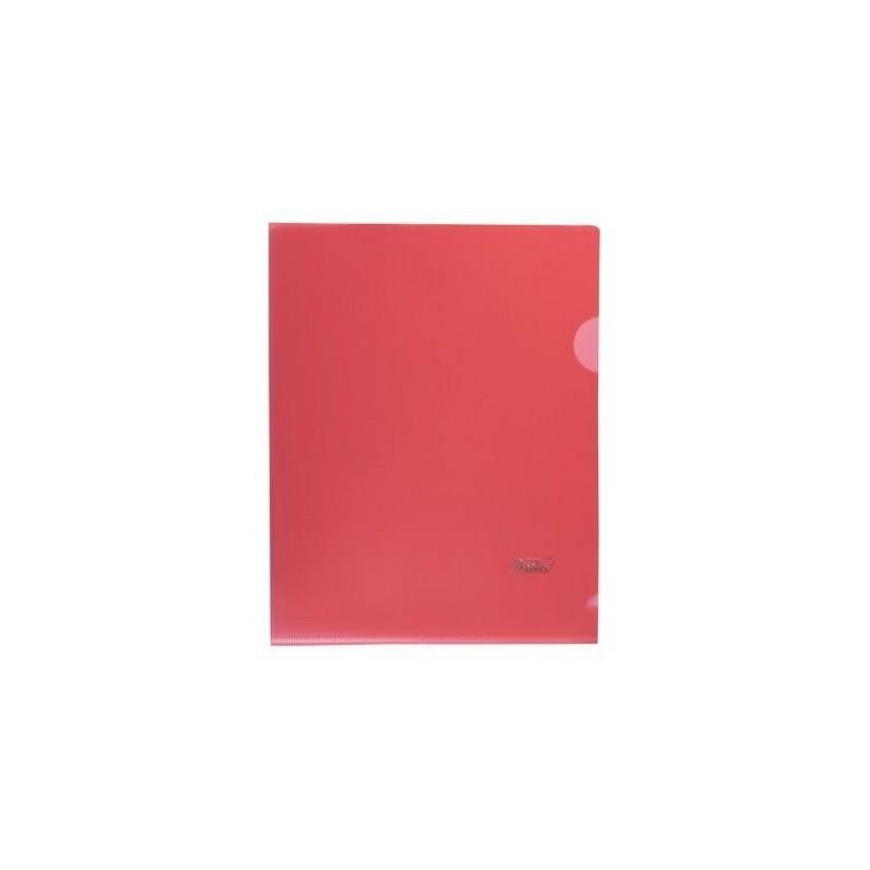 Папка-уголок А5 красная плотная 0.18мм AG5_00103 (уни)