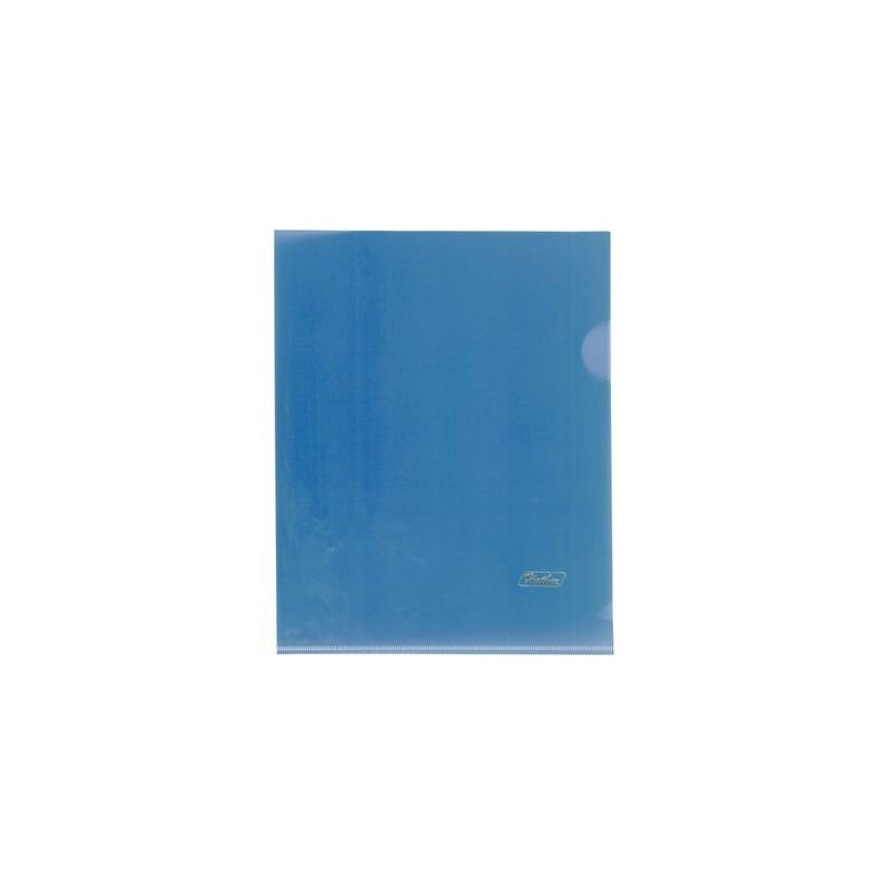 Папка-уголок А5 синяя плотная 0.18мм AG5_00102 (уни)