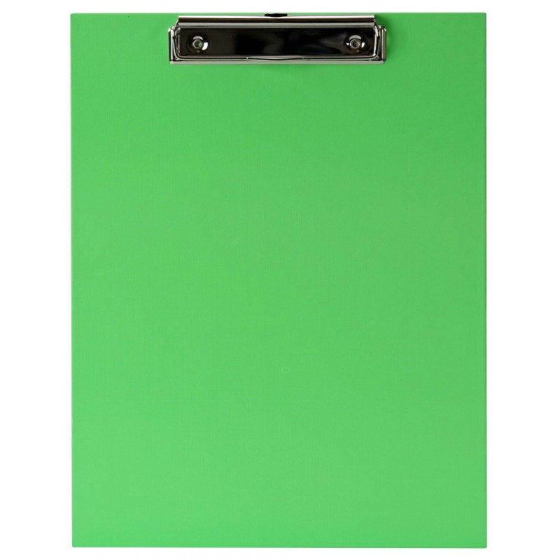 Планшет А4 вертикальный с верх.прижимом Neon зеленый 45409