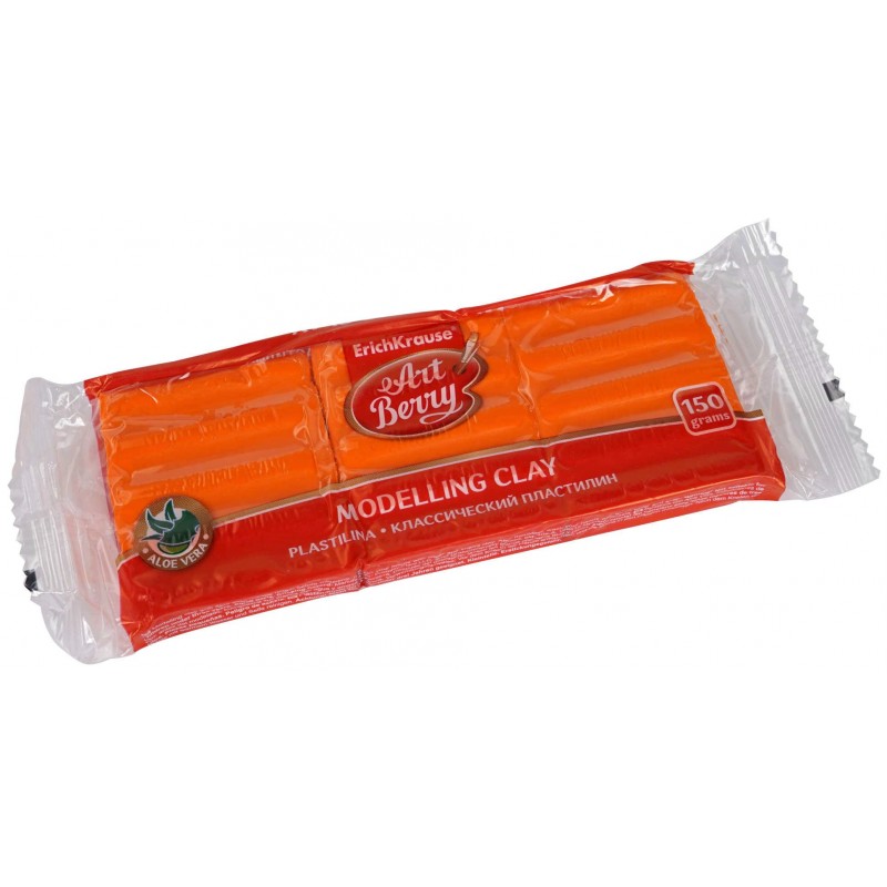 Пластилин 150 грамм оранжевый Artberry с алоэ вера 46455 (уни)