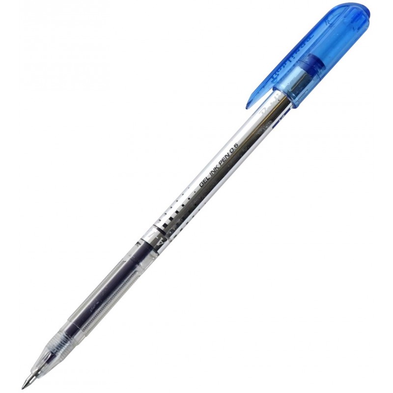 Ручка гелевая A-12 синяя 0,5мм KS 2730