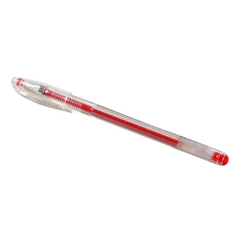 Ручка гелевая красная 0,5мм HJR-500B (уни)