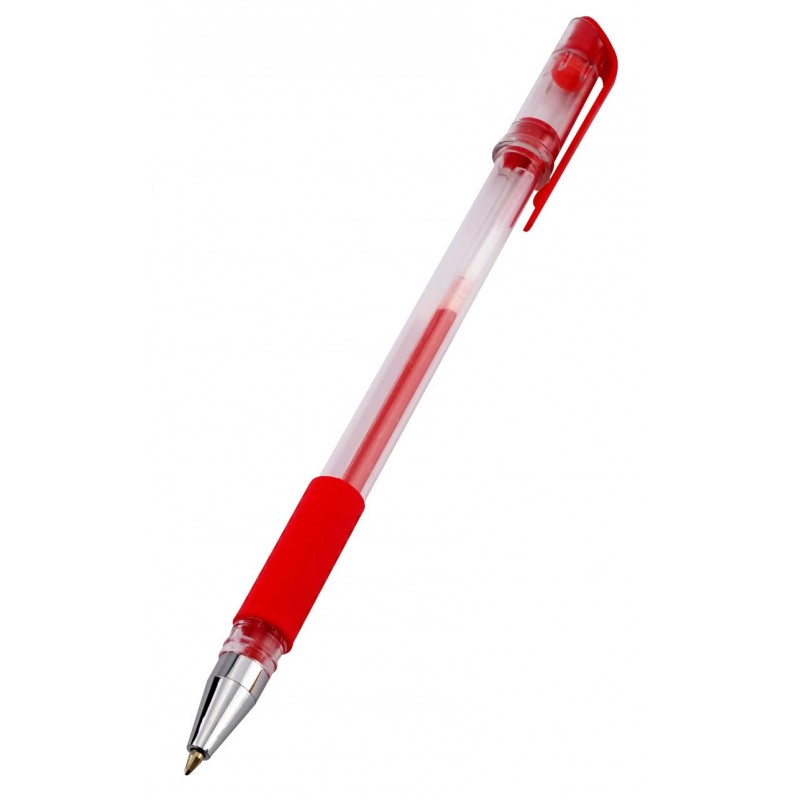 Ручка гелевая Everyday 0,7мм красная рез.держ. 2452 (уни)