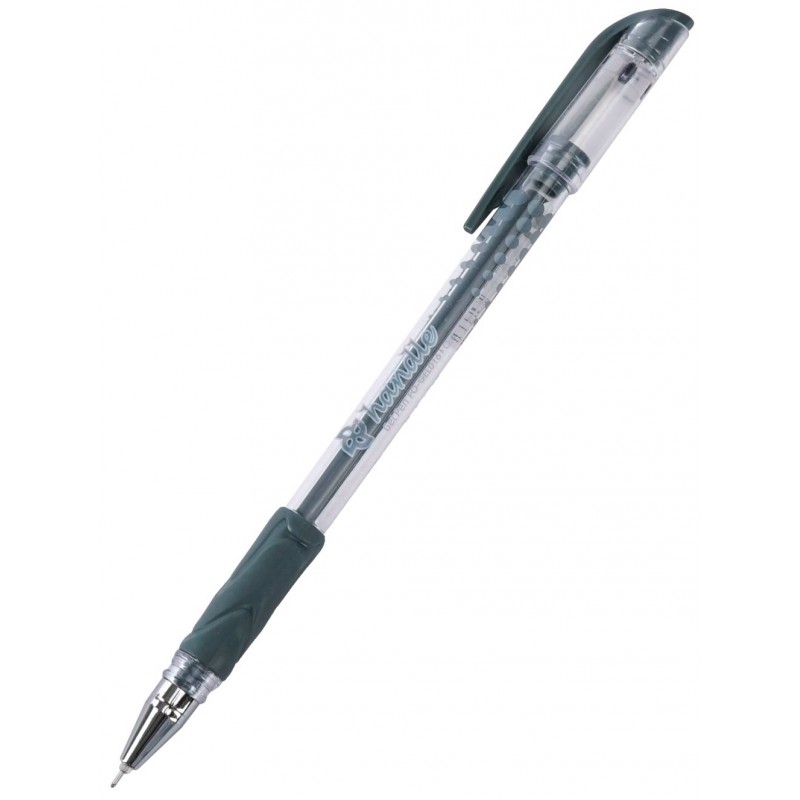 Ручка гелевая Handle черная 0,4мм FO-GEL016 BLACK (уни)