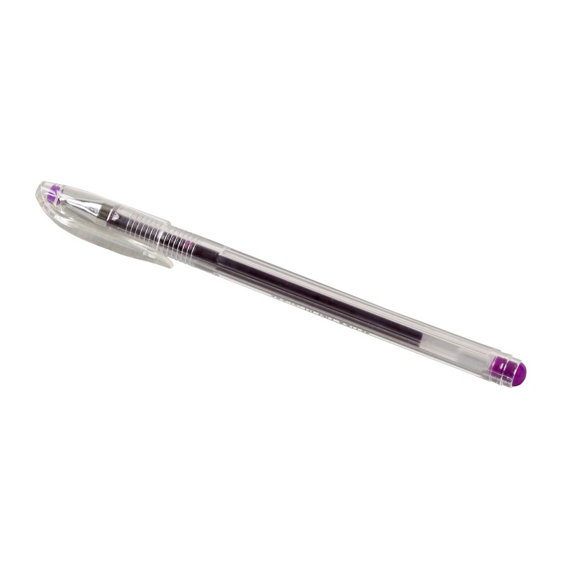 Ручка гелевая Hi-Jell Color фиолетовая 0,7мм HJR-500H (уни)