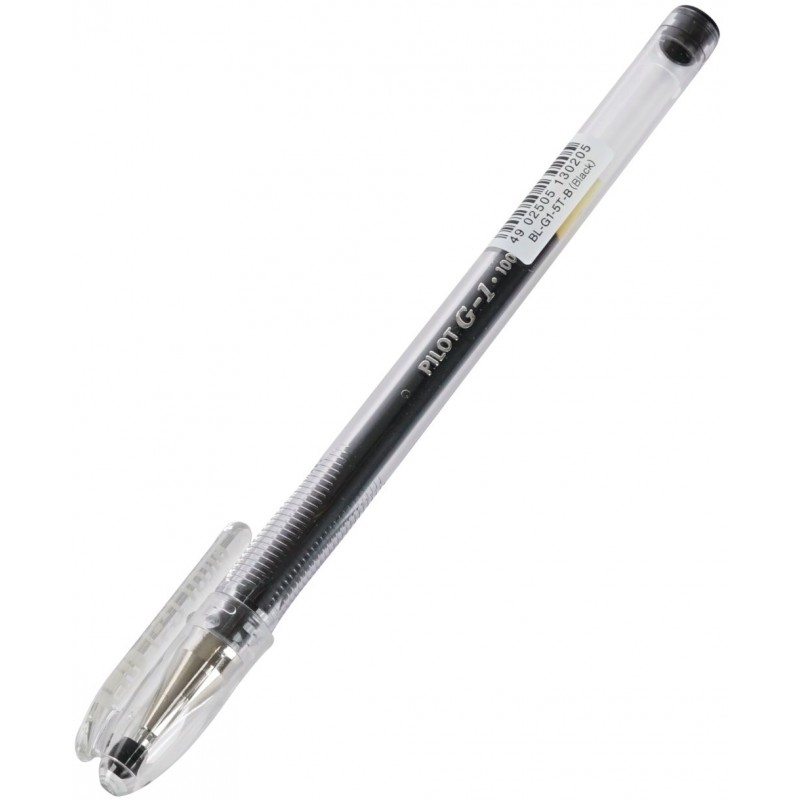 Ручка гелевая Extra Fine черная 0,5мм BL-G1-5T-B