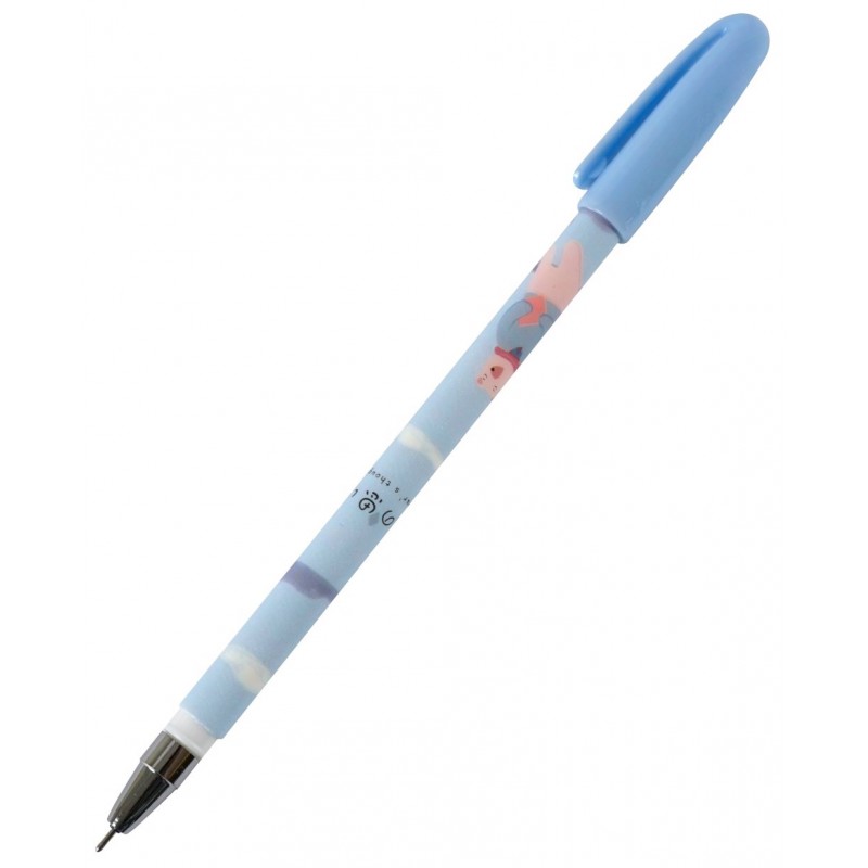 Ручка гелевая синяя 0,5мм Пиши-стирай стираемая игольчат.стерж. 3134108 (уни)