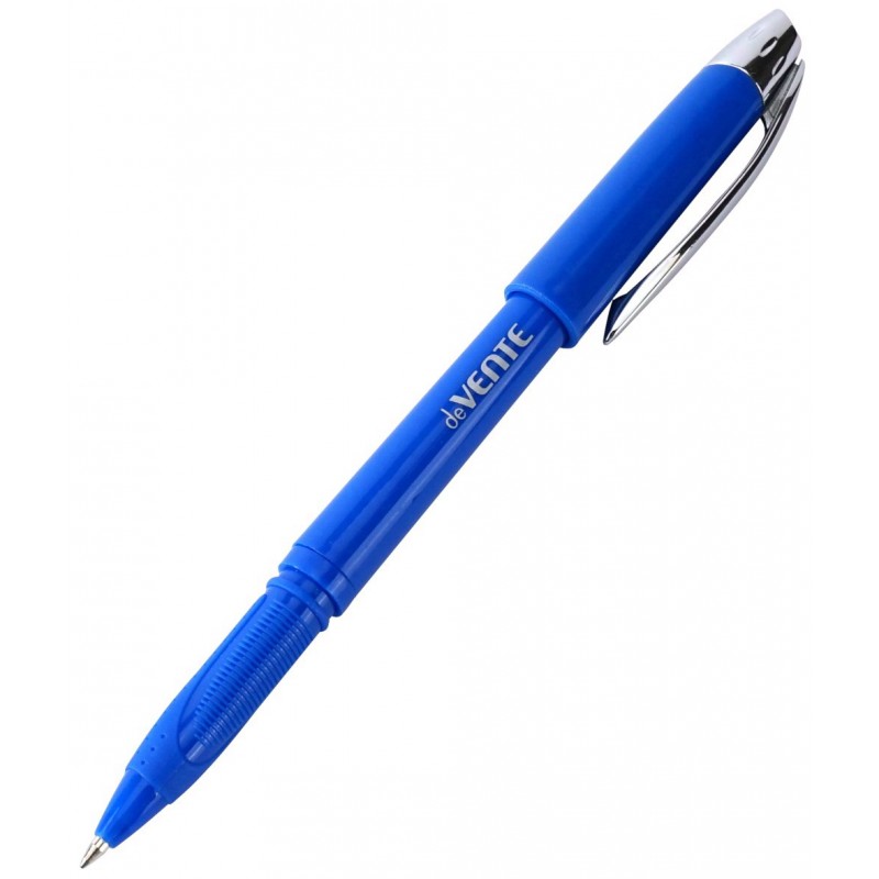 Ручка гелевая синяя 0,5мм пласт.держ. непрозр.корп. 5051338