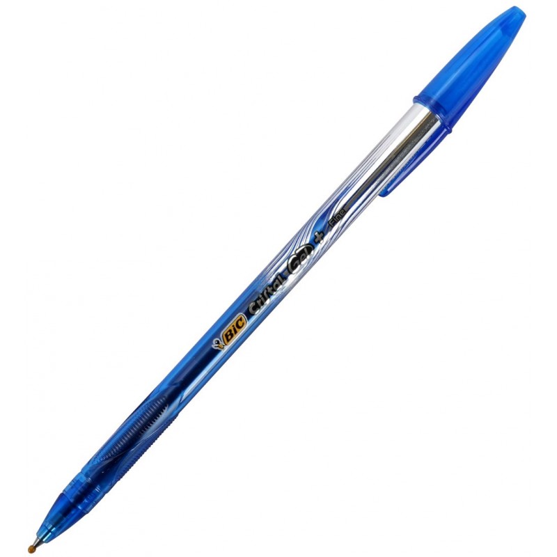 Ручка гелевая синяя Cristal Gel 0,5мм однораз. 905489