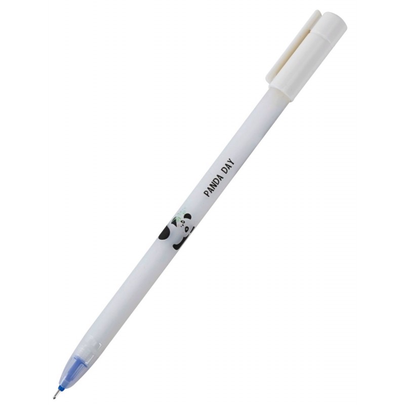 Ручка гелевая синяя Panda Day стираемая 0,5мм игольч.стер. М-5343-70 (уни)