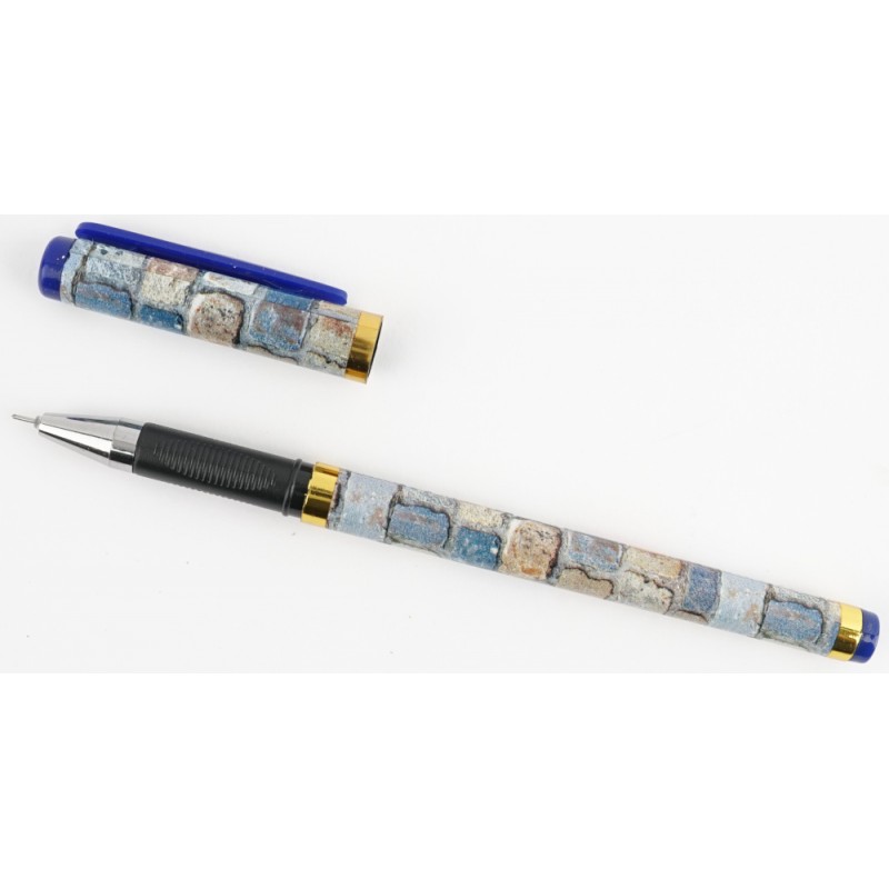 Ручка гелевая синяя, Мостовая К3-2