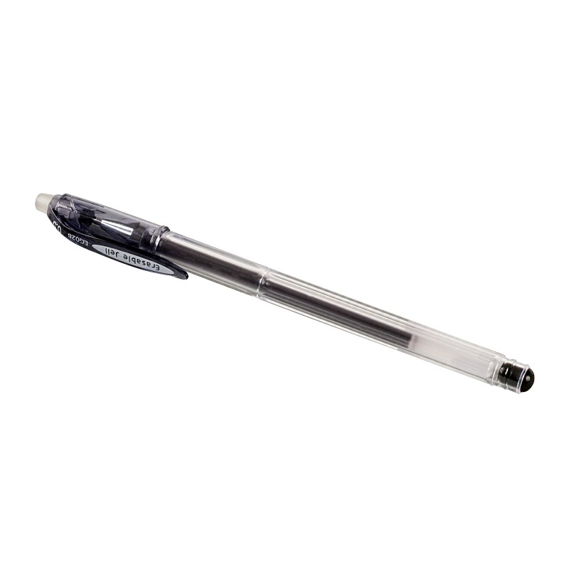Ручка гелевая черная 0,5мм Erasable Jell стираемая EG028 (уни)