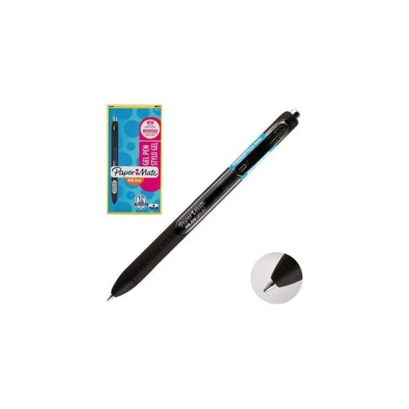 Ручка гелевая автоматическая InkJoy Gel черная 0,7мм 1957053 (уни)