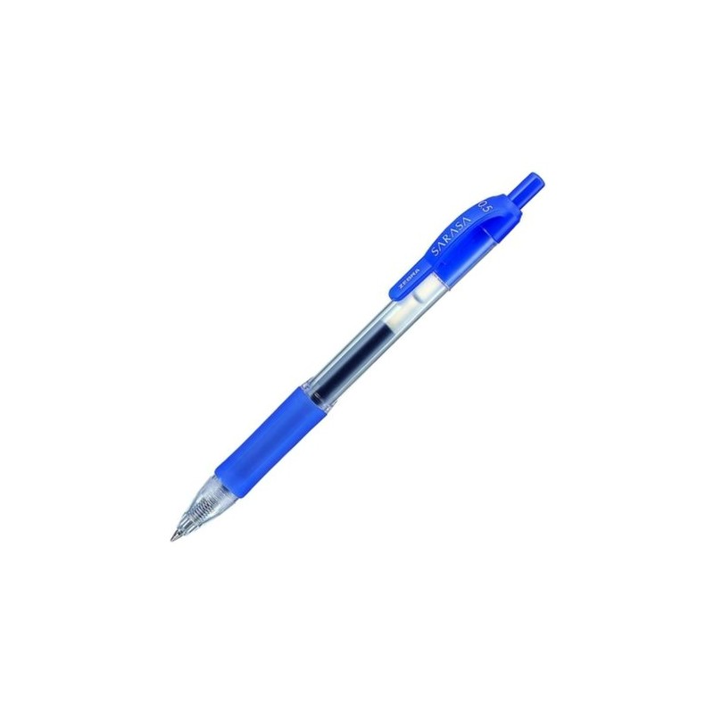 Ручка гелевая автоматическая Sarasa 0,5мм синяя рез.держ. JJ3-BL