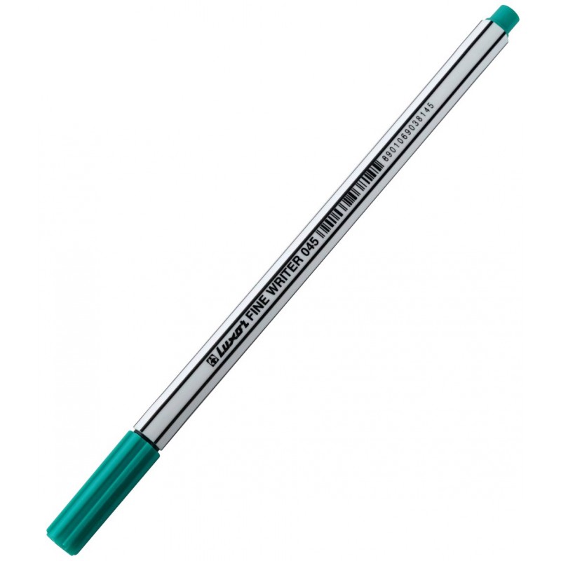 Ручка капилярная Fine Writer 045 0,8мм зеленая 7124 (уни)
