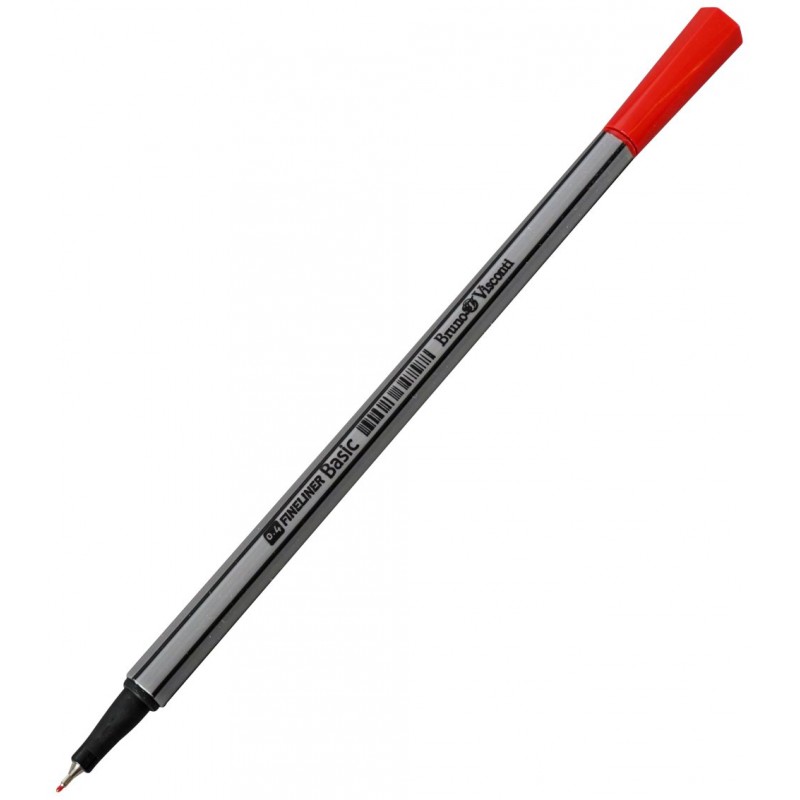 Ручка капилярная Fineliner красная 0,4мм 36-0009 (уни)