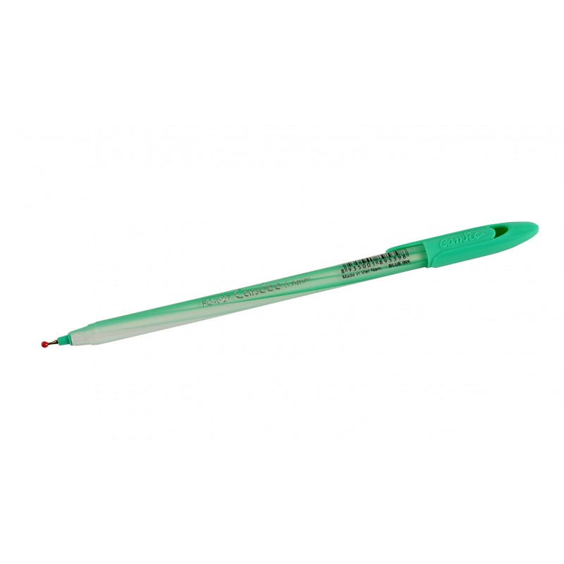 Ручка шариковая Candee синяя 0,6мм корп.зеленый FO-027GB BLUE (уни)