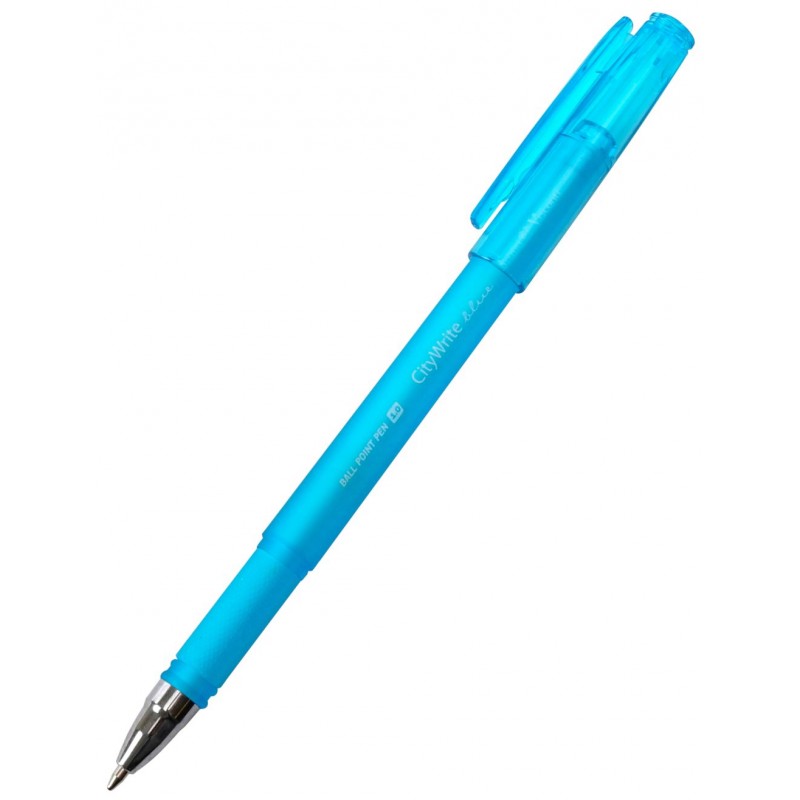 Ручка шариковая CityWrite.Creative синяя 1мм Масляная основа корп ассорт 20-0013