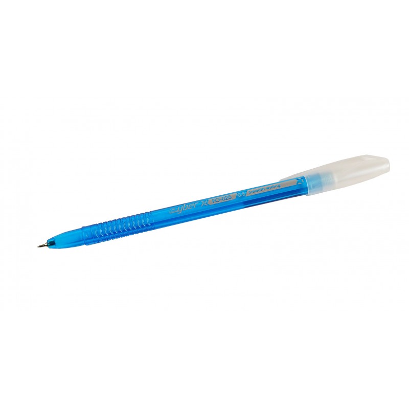 Ручка шариковая Cyber синяя 0,5мм корп.синий FO-025BB BLUE (уни)