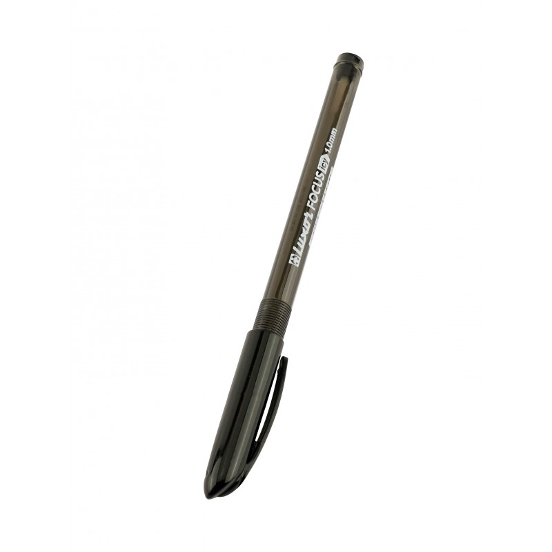 Ручка шариковая Focus Icy 1мм черная 1761