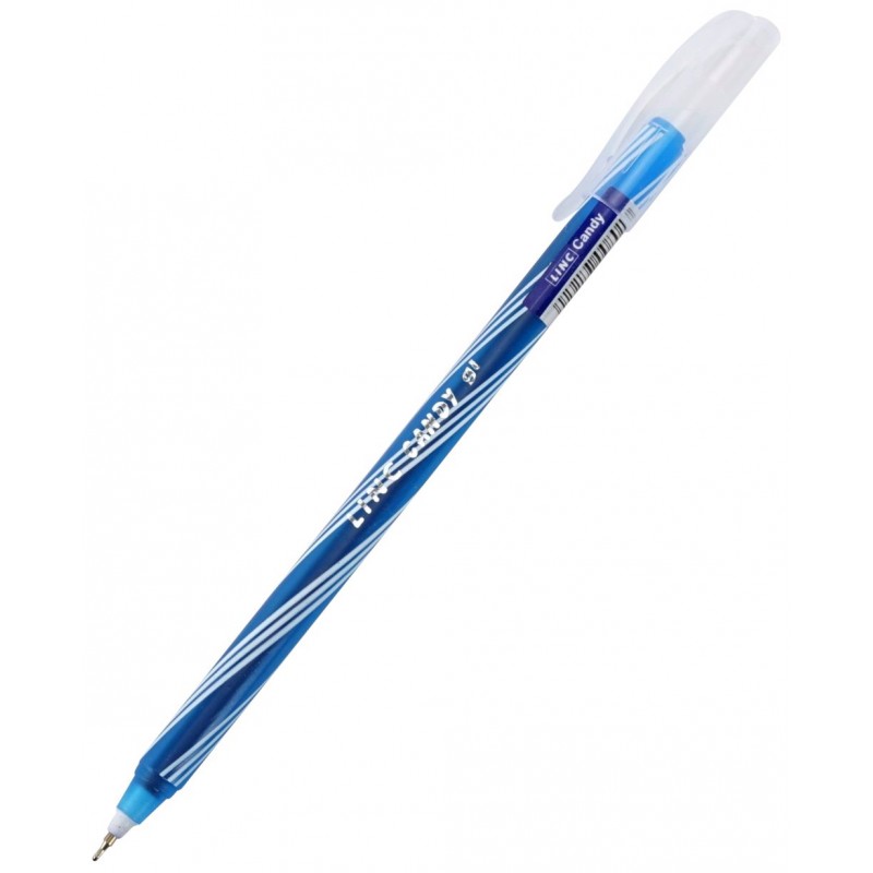 Ручка шариковая Candy 0.6мм синяя 7008 blue (уни)
