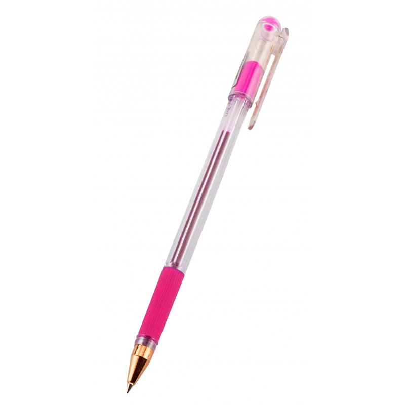 Ручка шариковая MC GOLD розовая 0,5мм Масляная основа рез.уп. BMC-10