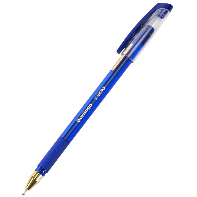 Ручка шариковая xGold синяя 0,7мм игольчат.стержень CBp_07500 (уни)