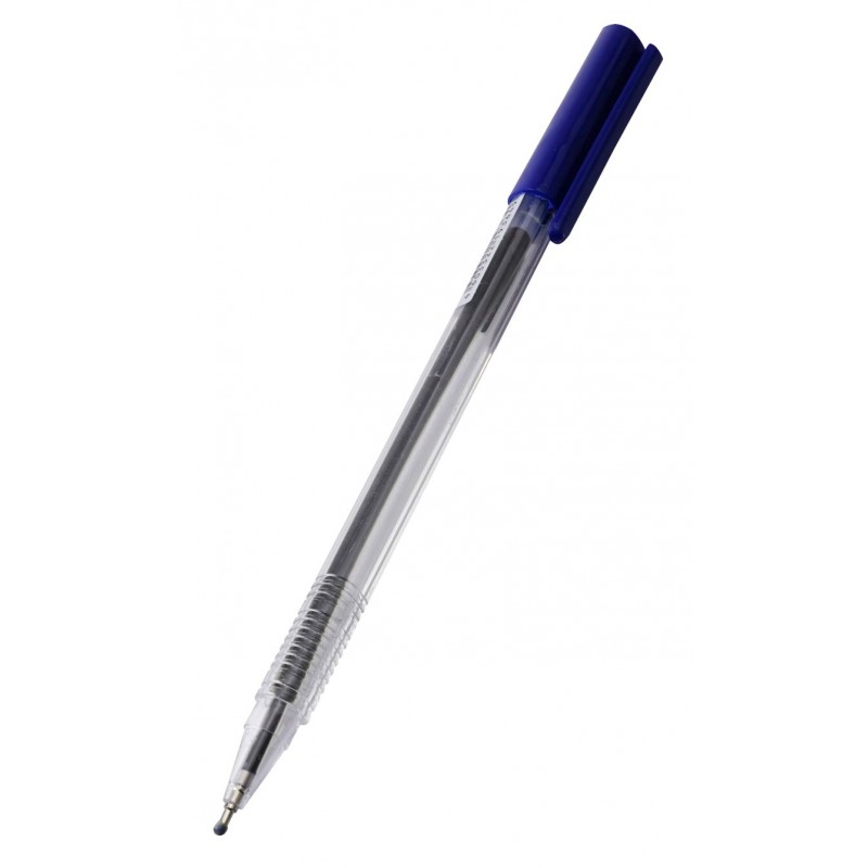 Ручка шариковая синяя 0,7мм Архимед треугол.корпус 607