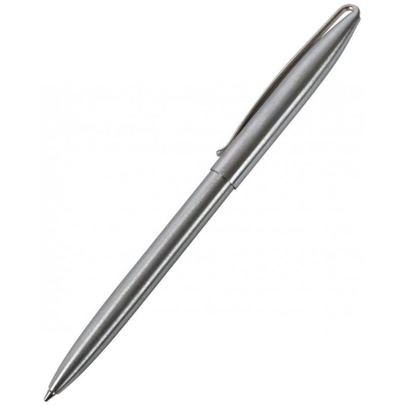 Ручка шариковая автоматическая Dyna синяя 1мм корп.хром 8155 (уни)