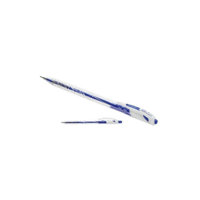 Ручка шариковая автоматическая Trendee синяя маслянные чернила 0,7мм ассорти FO-GELB09MIX BLUE (уни)