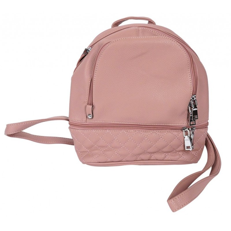 Рюкзак матовый розовый кожзаменитель 7032935