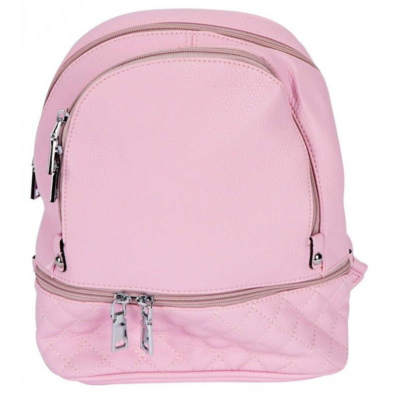 Рюкзак матовый розовый кожзаменитель 7032937