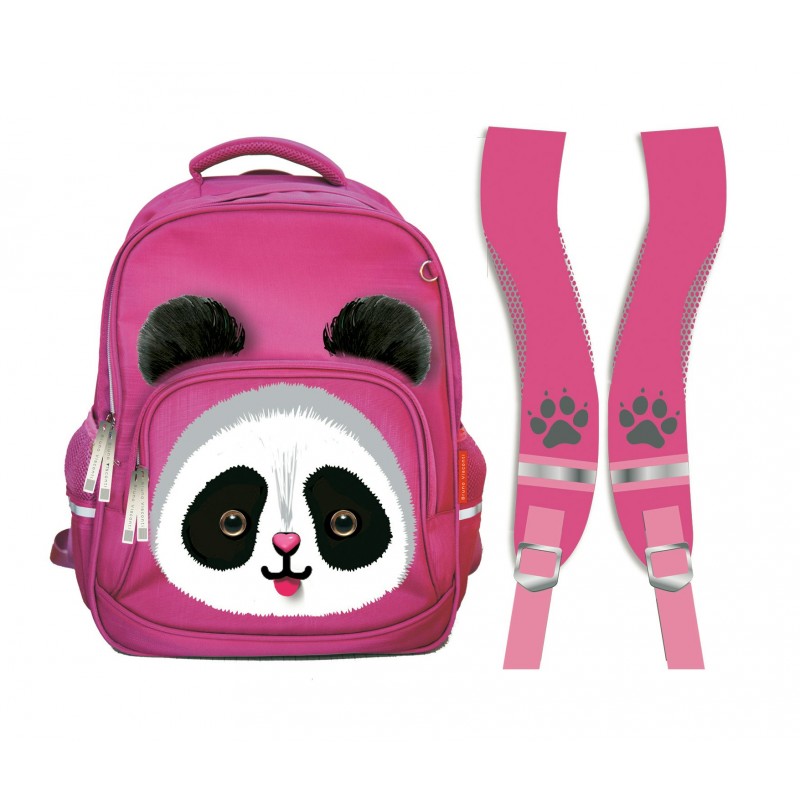 Рюкзак школьный Панда розовый 12-002-074 03