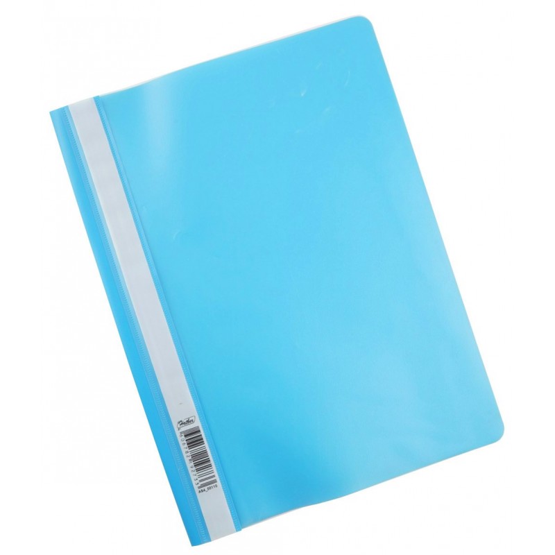 Скоросшиватель пластиковый А4 голубой 0.14 0.18мкм AS4_00110