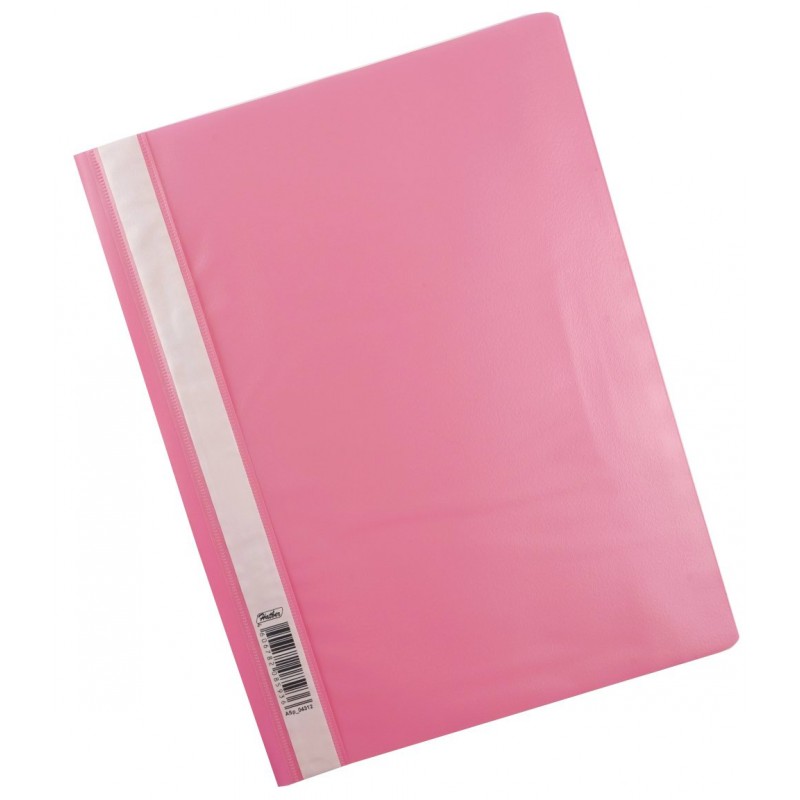 Скоросшиватель пластиковый А4 розовый 0.12 0.16мкм ASp_04312