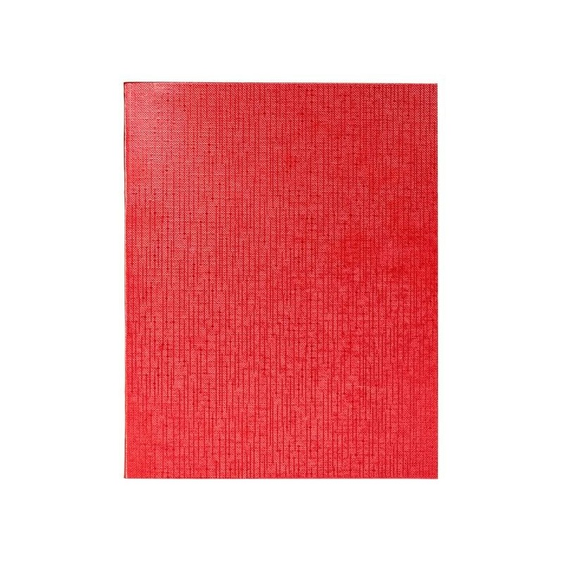 Тетрадь 48 листов в клетку бумвинил Metallic Красный 48Т5бвВ1 (уни)